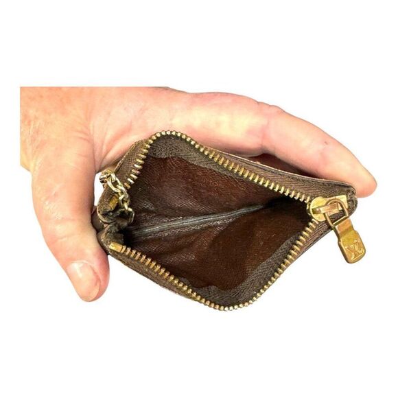 Louis Vuitton Damier Ebene Canvas Key Pouch With Box & Clip Gift Authentic - Picture 8 of 8